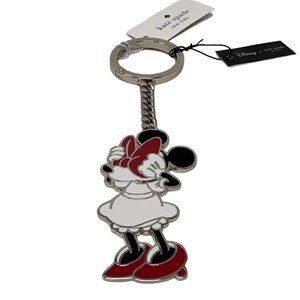 NEW Minnie Mouse Keychain Disney X Kate Spade NY
